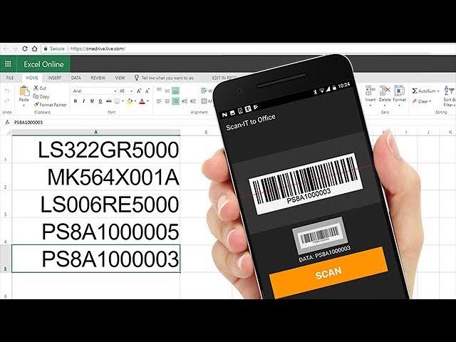Free barcode scanner software excel